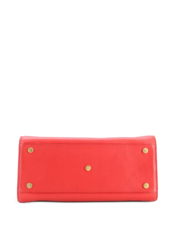 Saint Laurent Pre-Owned サックドジュール NM レザー スモール トート 