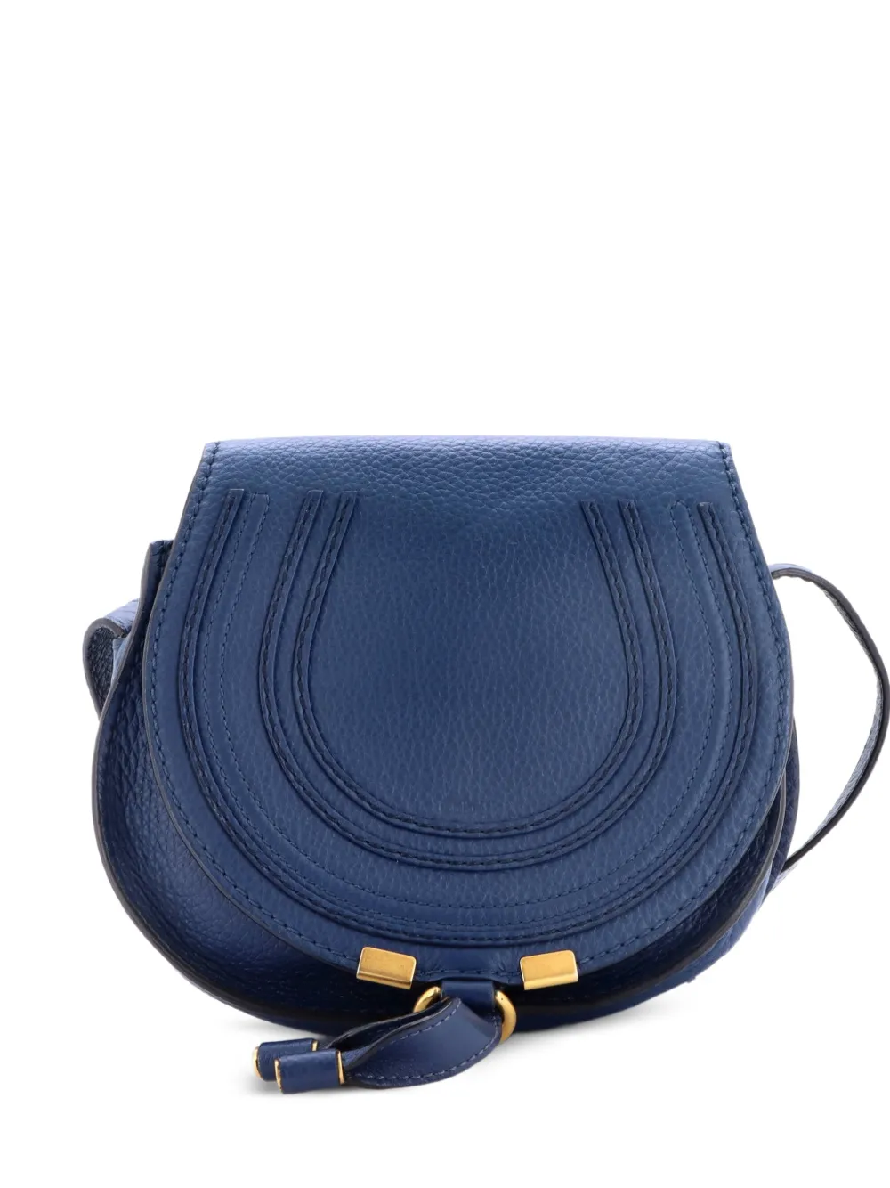 Chloé Pre-Owned Marcie Leather Small crossbody bag - Blu