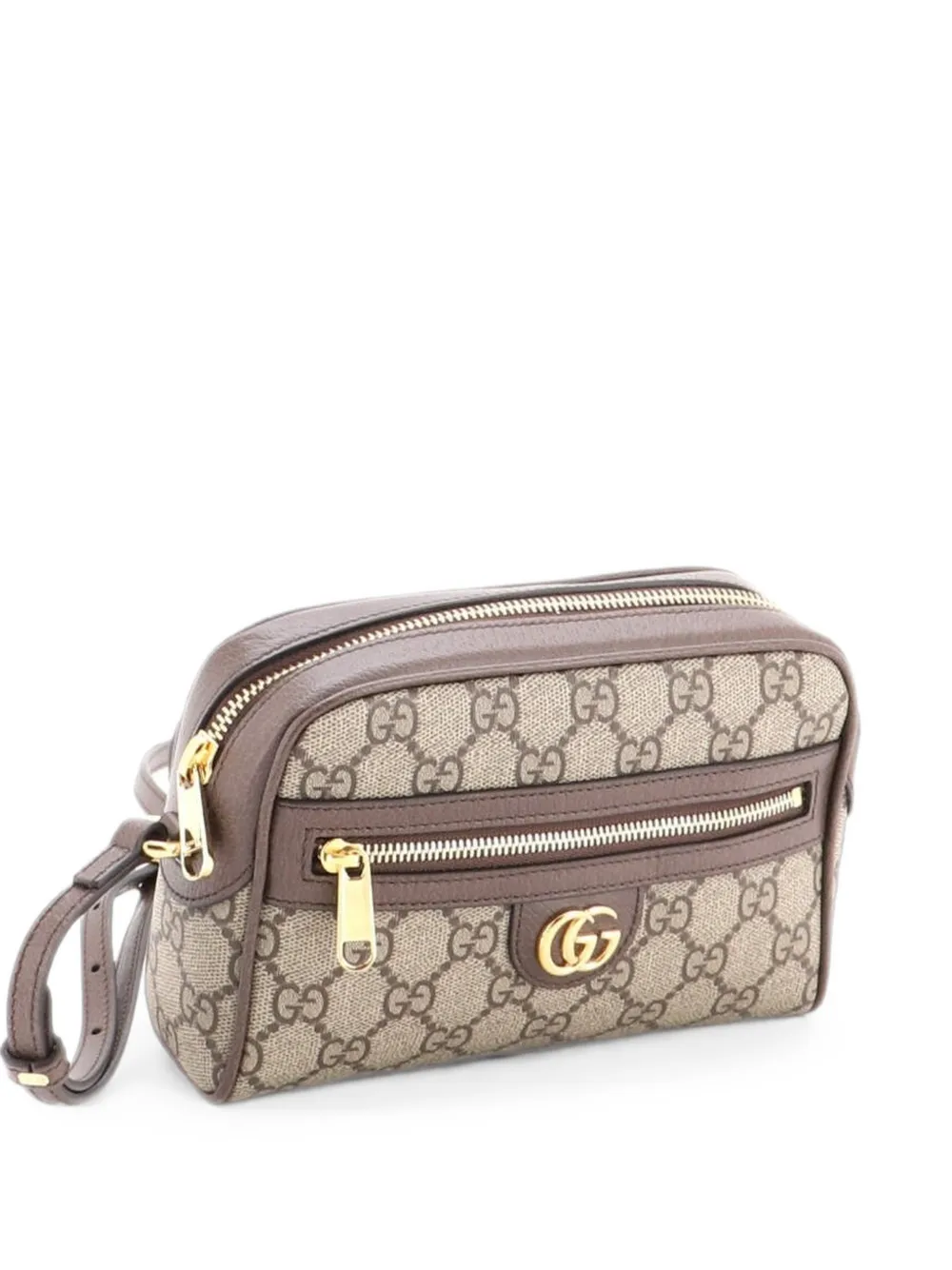 Gucci Pre-Owned Ophidia Shoulder Bag NM GG Coated Canvas Mini crossbody bag - Braun