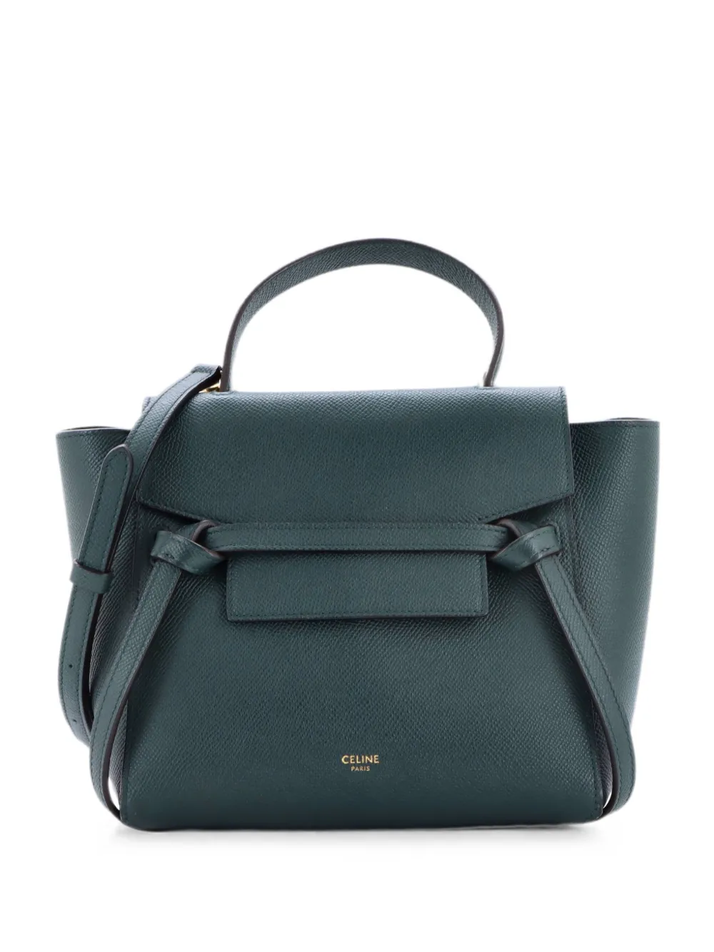 Celine Pre-Owned Belt Bag Textured Leather Nano shoulder bag - Grün