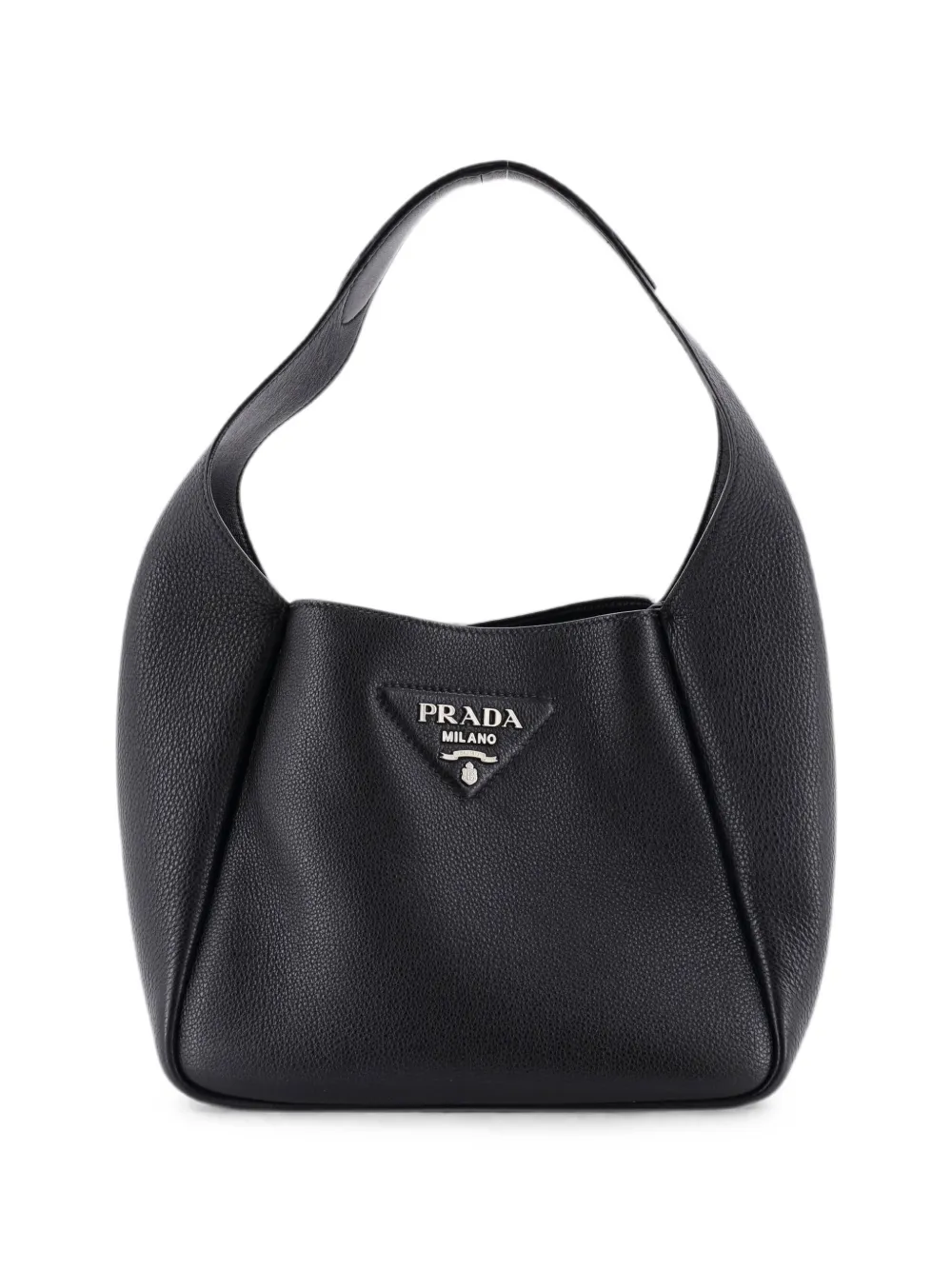 Prada Pre-Owned Dynamique Vitello Daino Small hobo bag - Schwarz