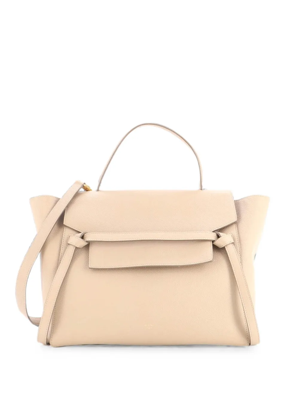Celine Pre-Owned Belt Bag Textured Leather Mini shoulder bag - Nude