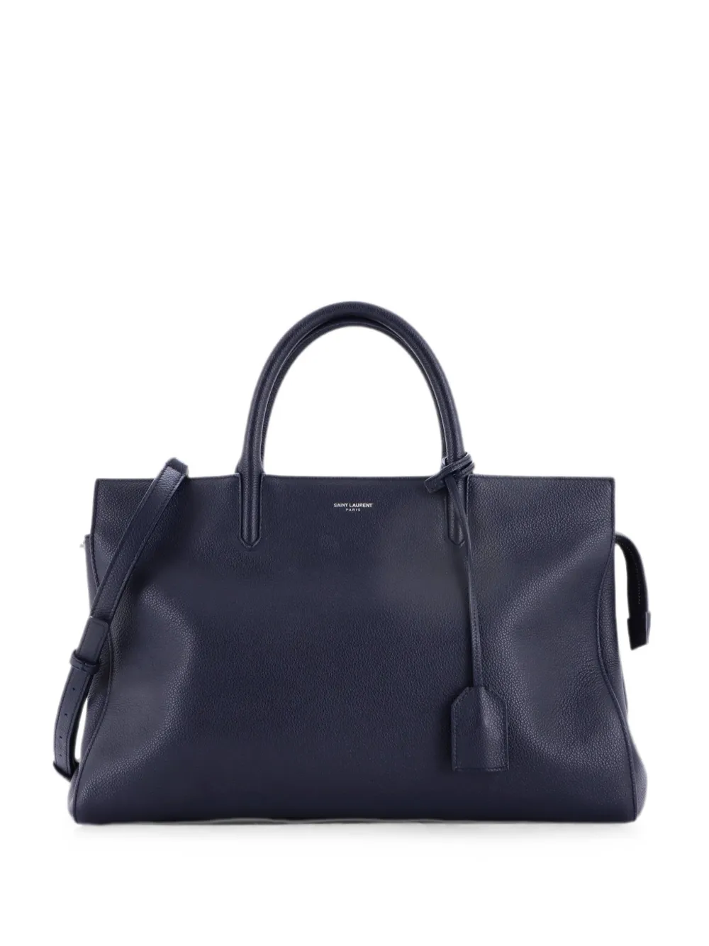 Saint Laurent Pre-Owned Rive Gauche Cabas Leather Medium tote bag - Blu