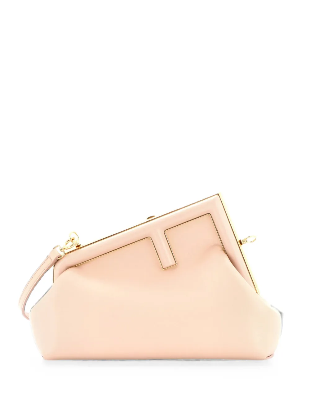 Fendi Pre-Owned First Bag Leather Small clutch bag - Nude