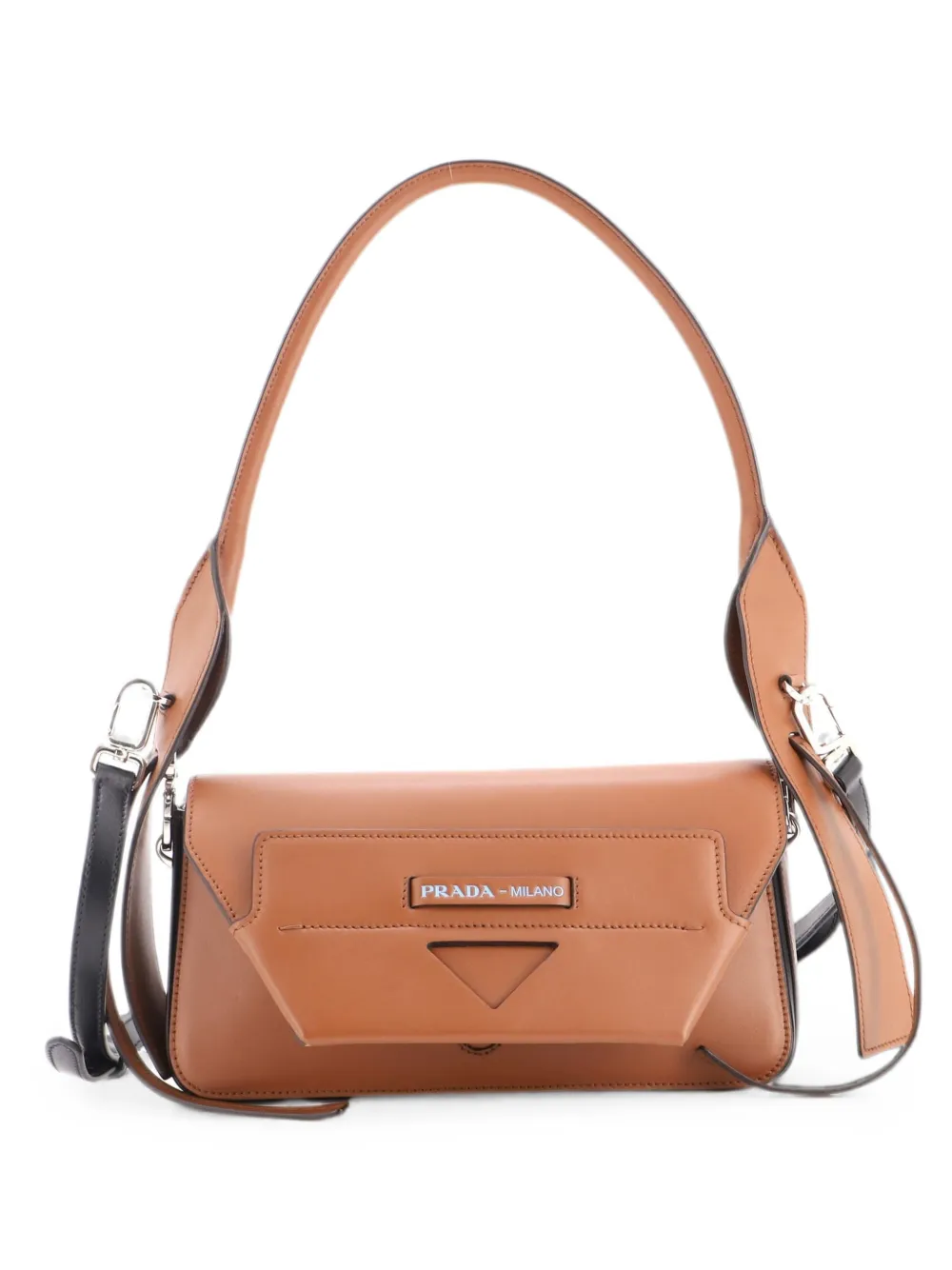 Prada Pre-Owned Manuelle Shoulder Bag City Calf Medium crossbody bag - Braun