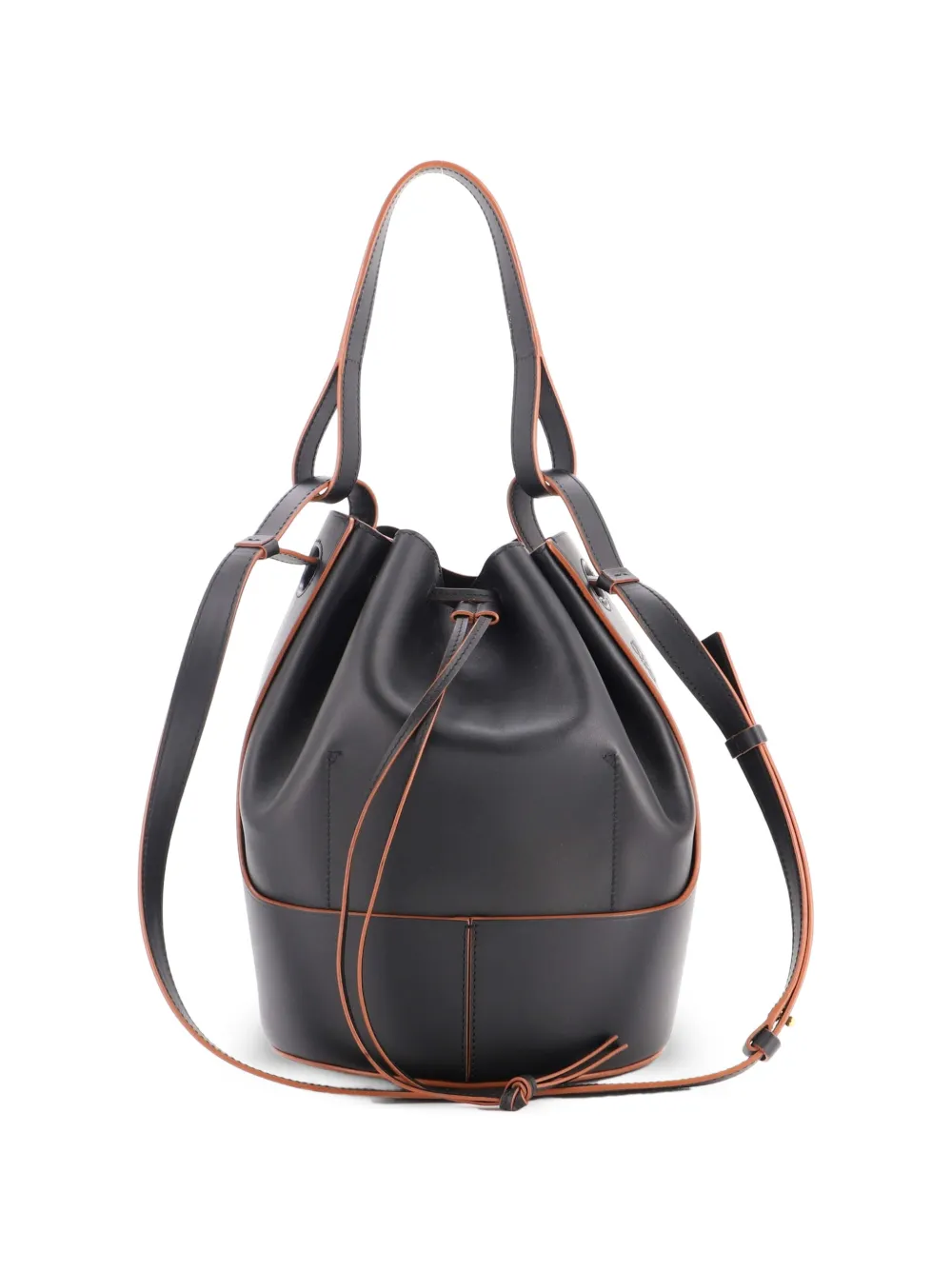 Loewe Pre-Owned Balloon Leather Small bucket bag - Schwarz