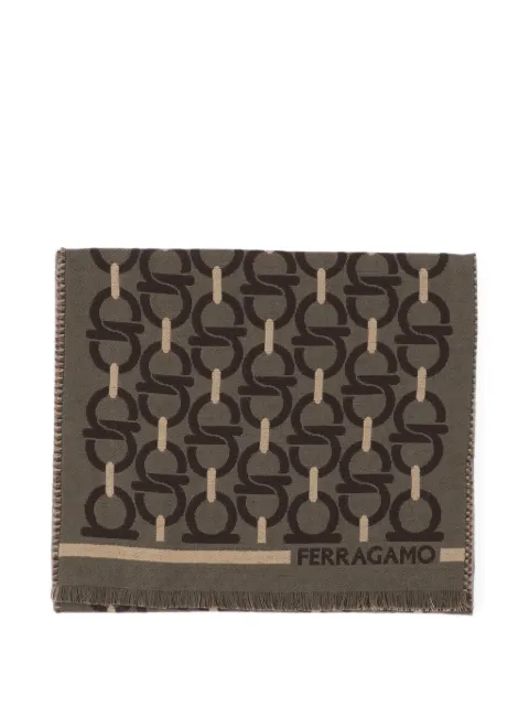 Ferragamo Gancini jacquard scarf