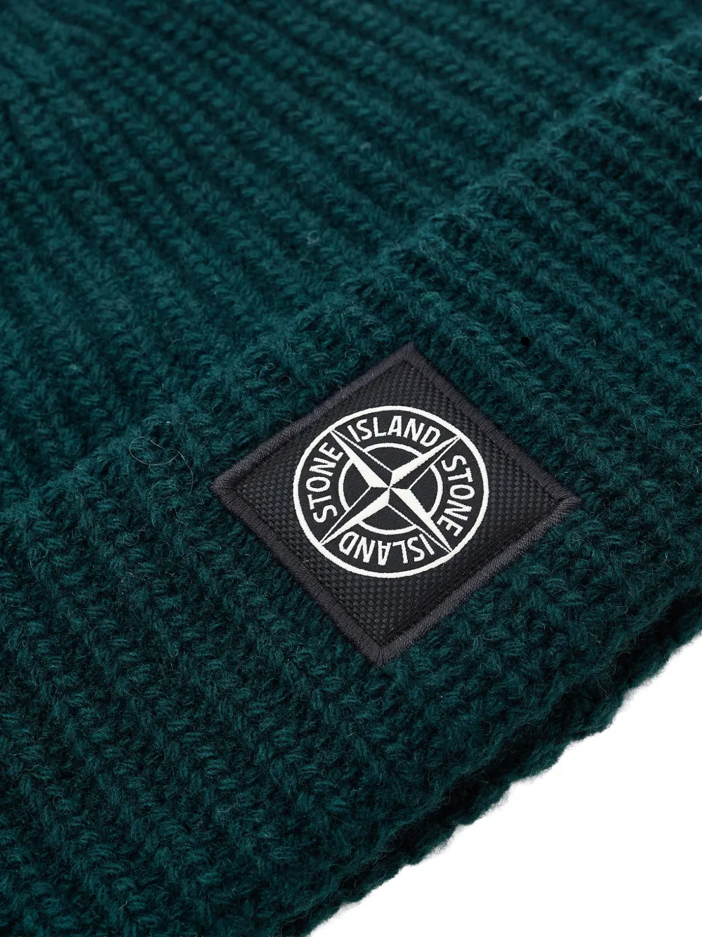 Stone Island Muts met logopatch Groen
