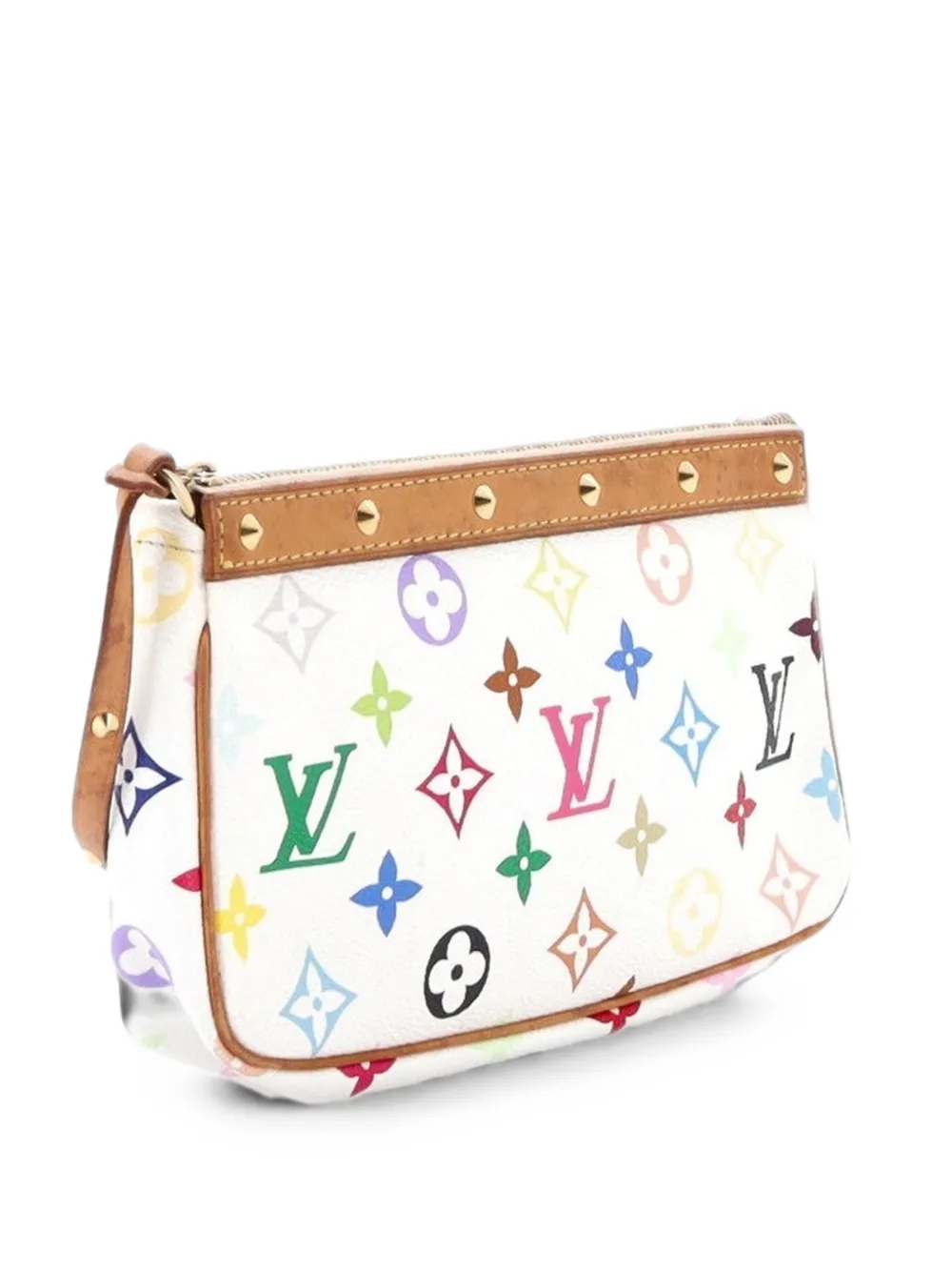 Louis Vuitton Pre-Owned Pochette Accessoires Monogram Multicolor clutch bag - Bianco