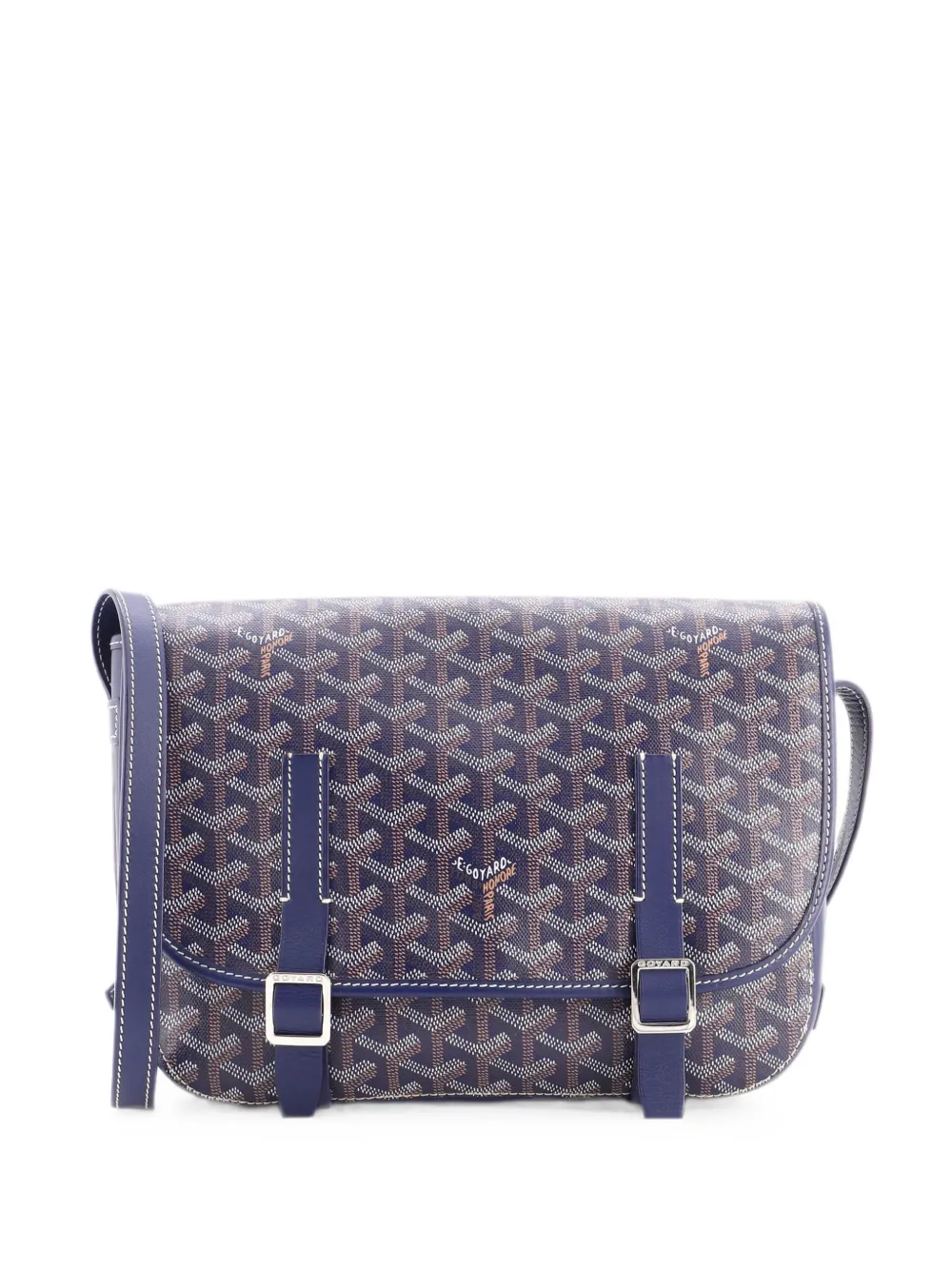 Goyard Pre-Owned Belvedere Messenger Bag Coated Canvas MM crossbody bag - Blau