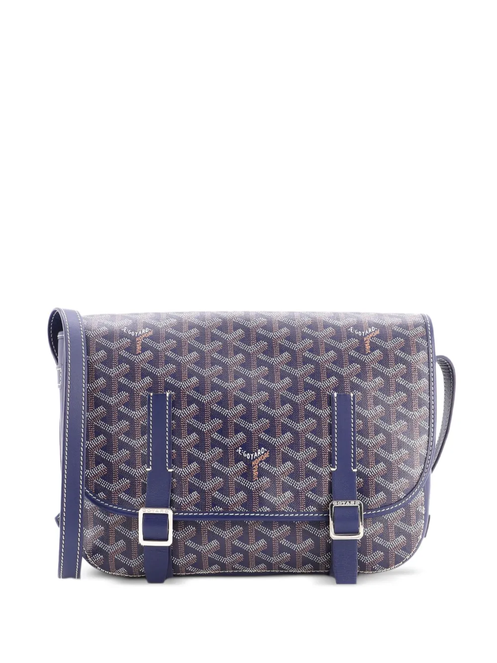 Goyard Pre-Owned Belvedere Messenger Bag Coated Canvas MM crossbody bag - Blu
