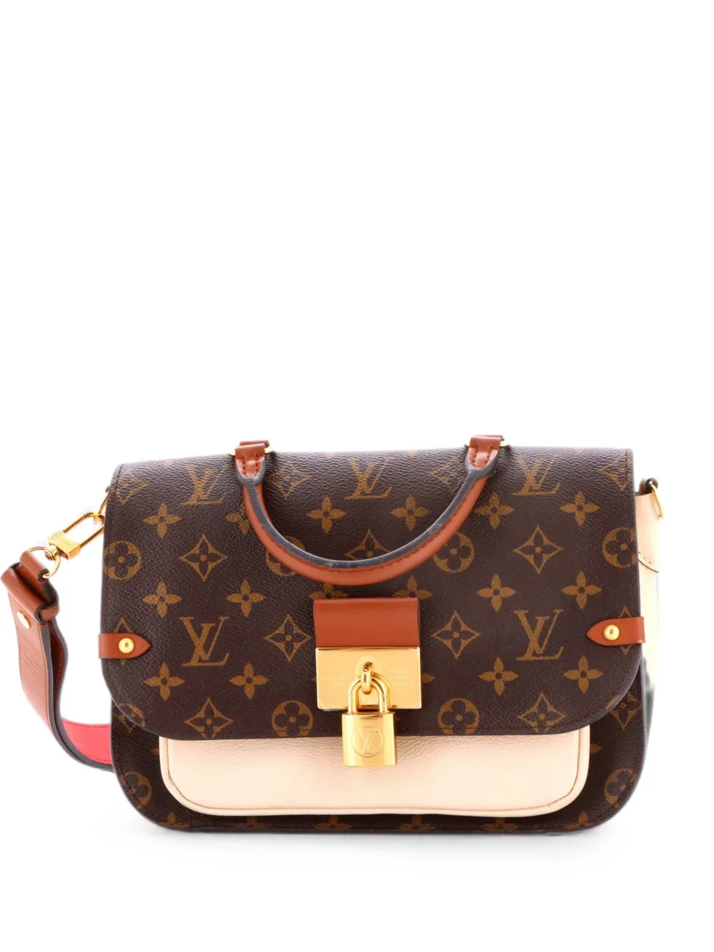 Louis Vuitton Pre-Owned Vaugirard Handbag Monogram Canvas with Leather satchel - Marrone