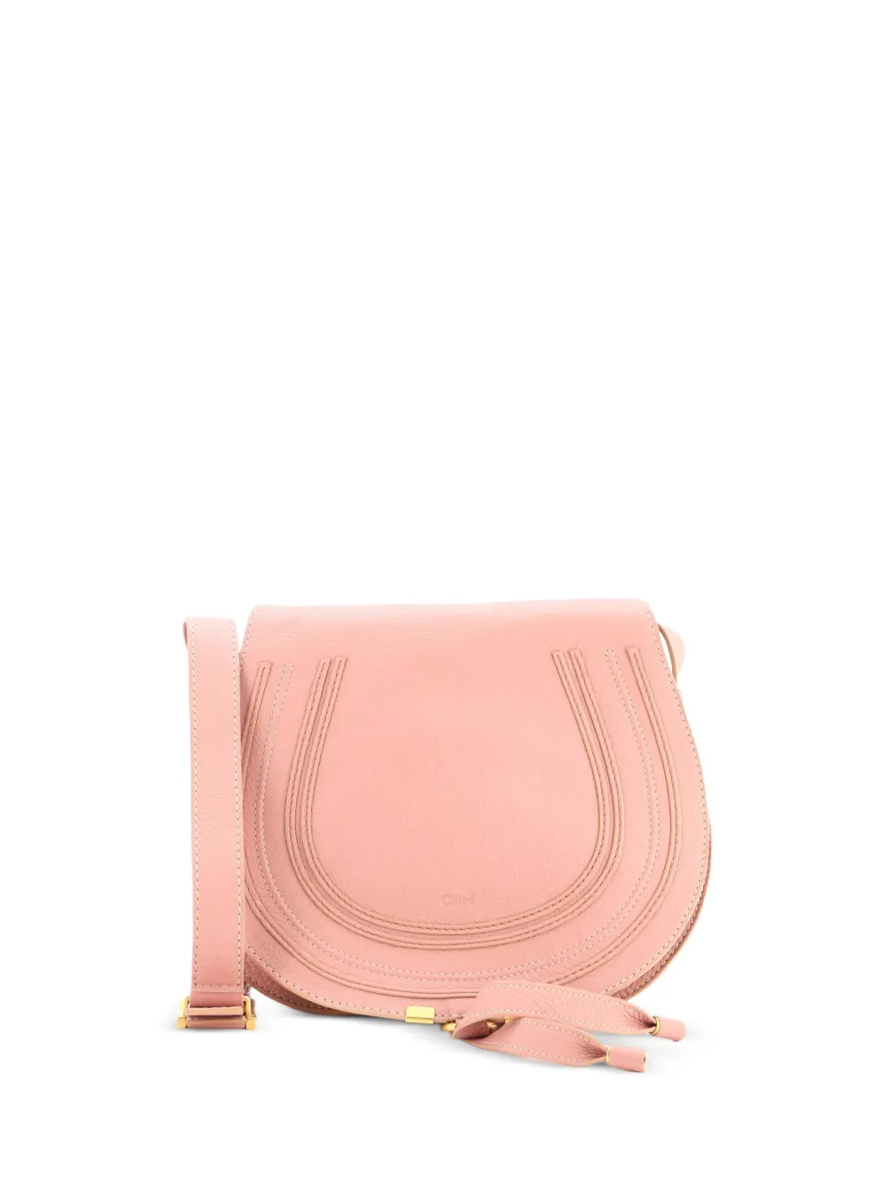 Chloé Pre-Owned Marcie Leather Medium crossbody bag - Rosa