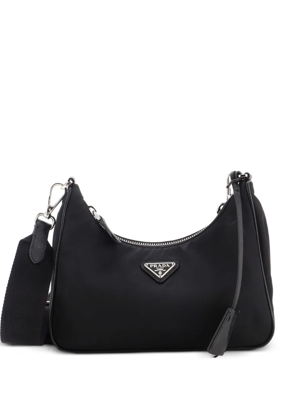 Prada Pre-Owned Re-Edition 2005 Shoulder Bag Tessuto Small crossbody bag - Nero