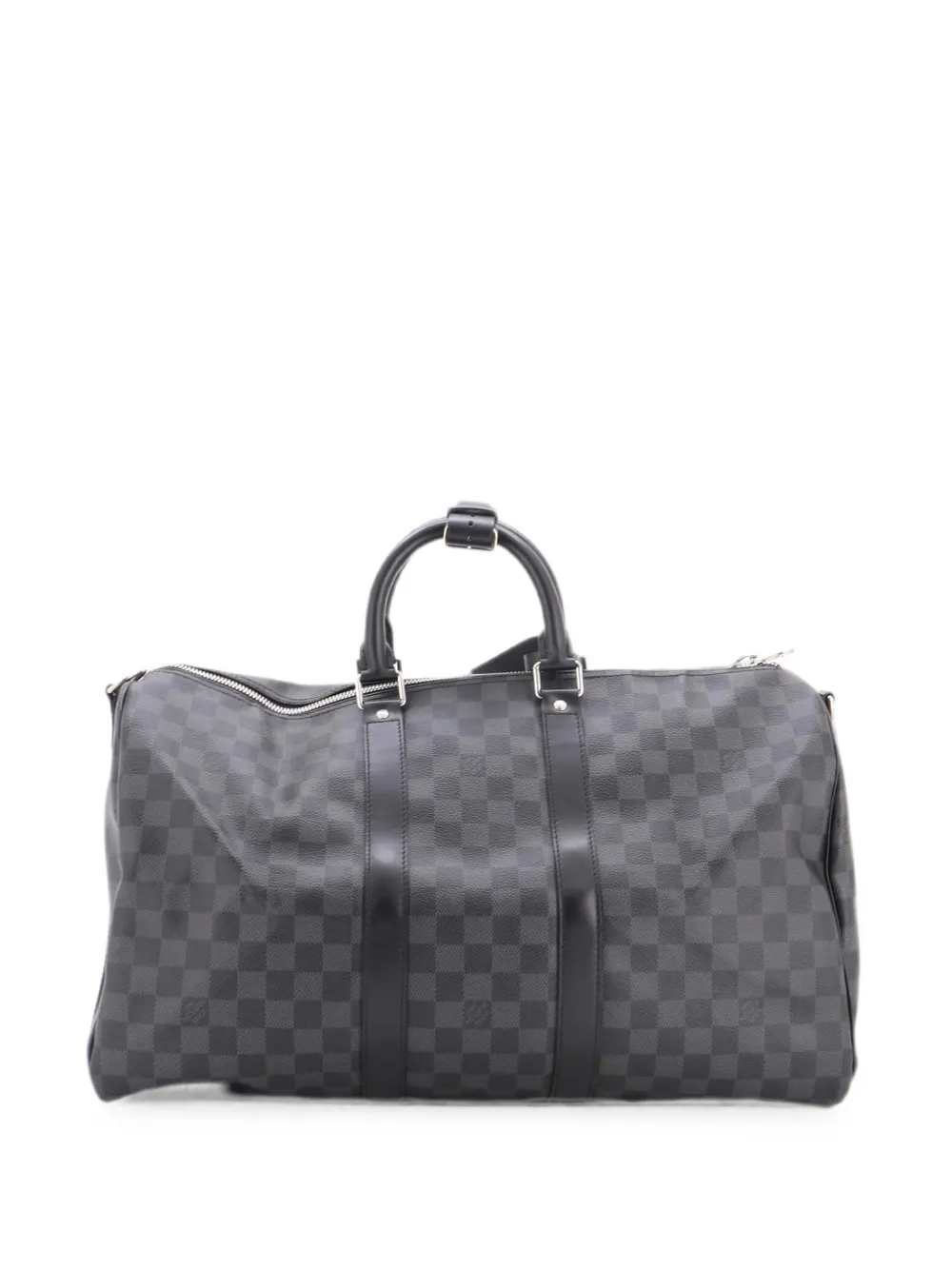 Louis Vuitton Pre-Owned Keepall Bandouliere Bag Damier Graphite 45 travel bag - Schwarz