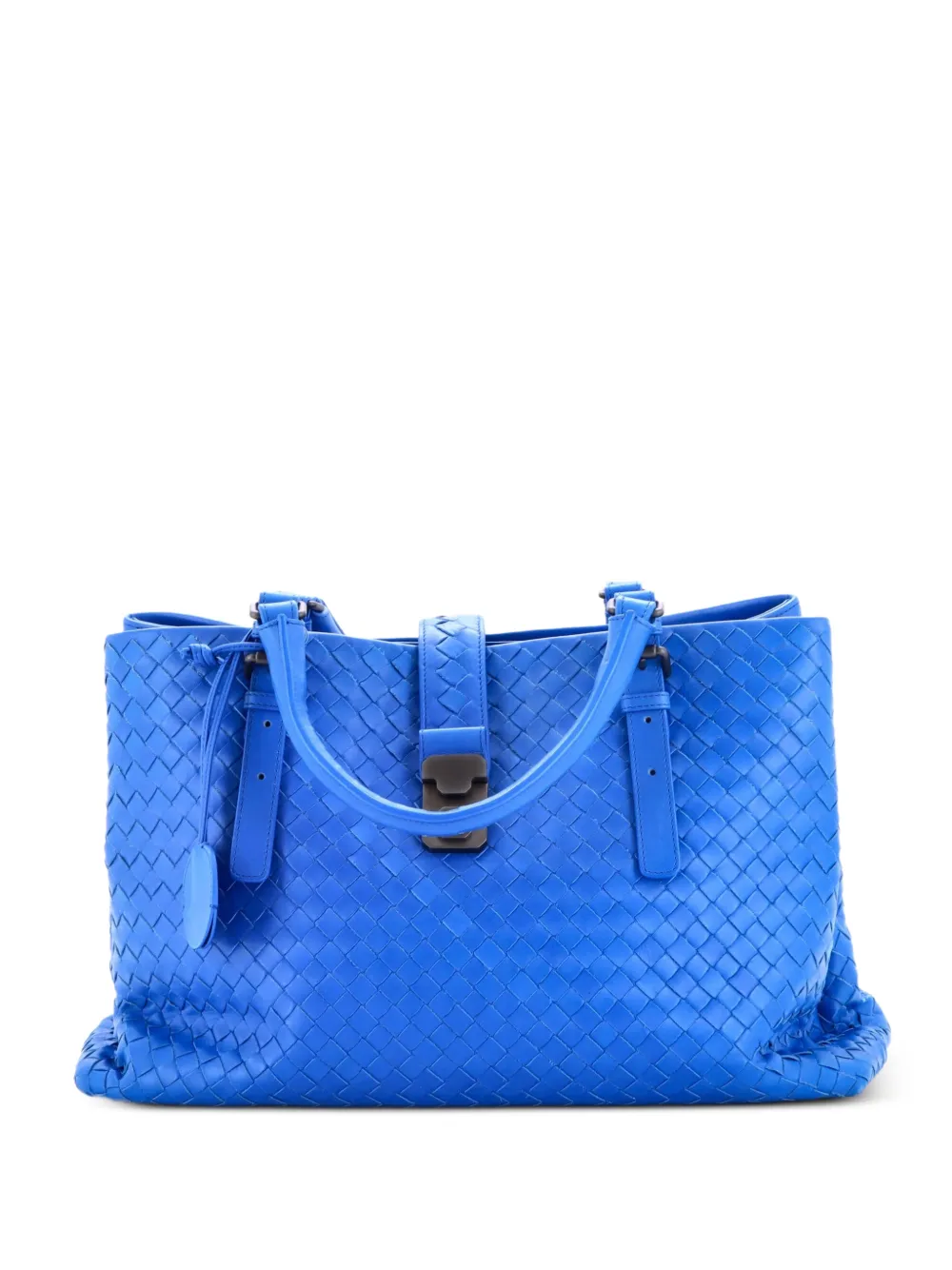 Bottega Veneta Pre-Owned Roma Bag Intrecciato Nappa Medium tote bag - Blu