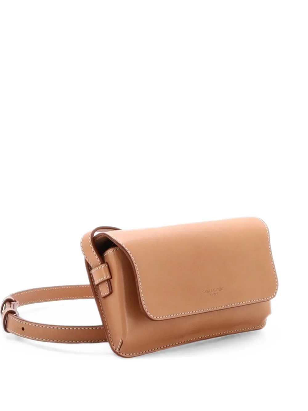 Saint Laurent Pre-Owned Sunglass Case Leather Mini shoulder bag - Toni neutri