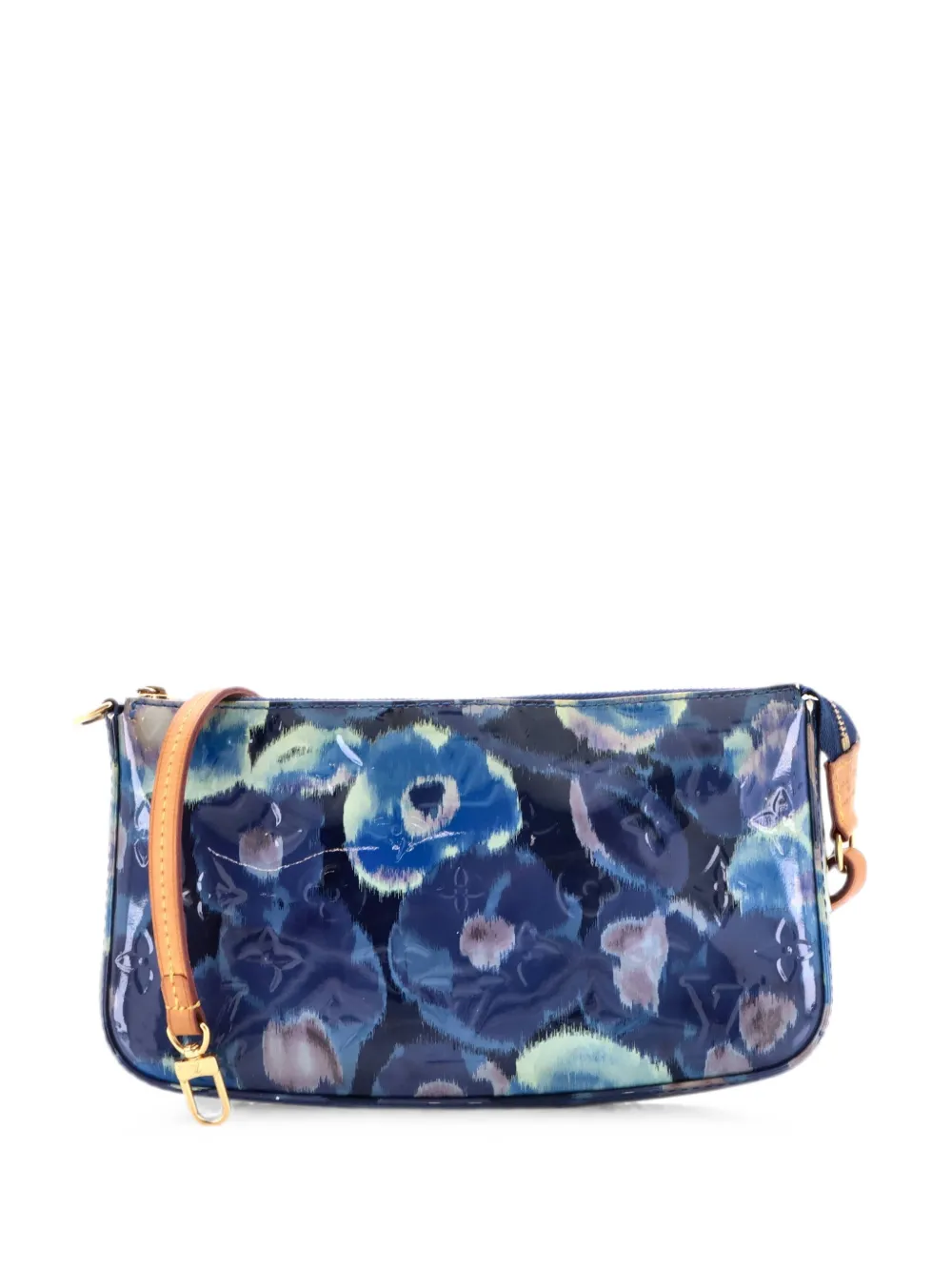 Louis Vuitton Pre-Owned Pochette Accessoires NM Limited Edition Monogram Vernis Ikat shoulder bag - Blau