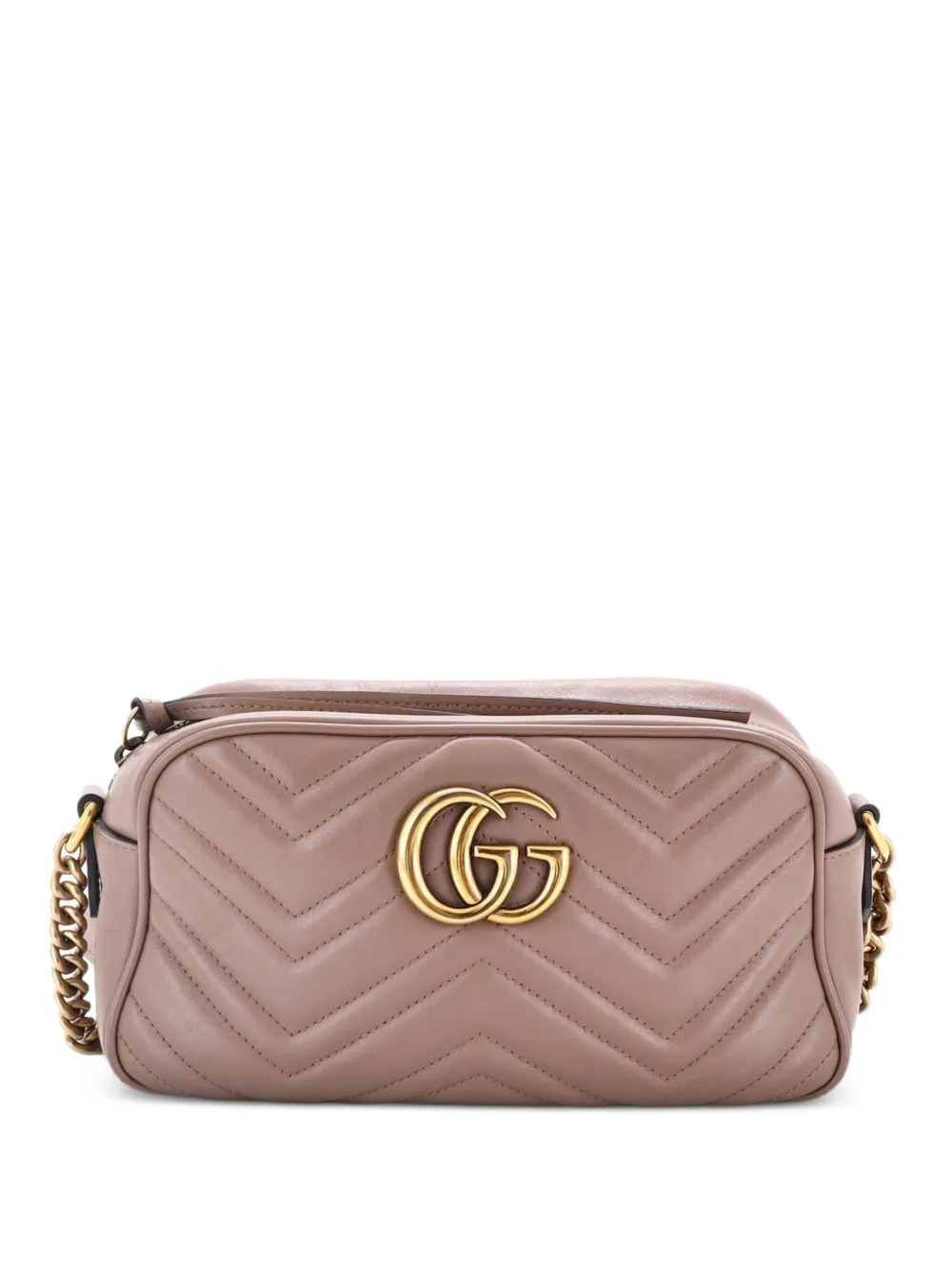 Gucci Pre-Owned GG Marmont Shoulder Bag Matelasse Leather Small crossbody bag - Toni neutri