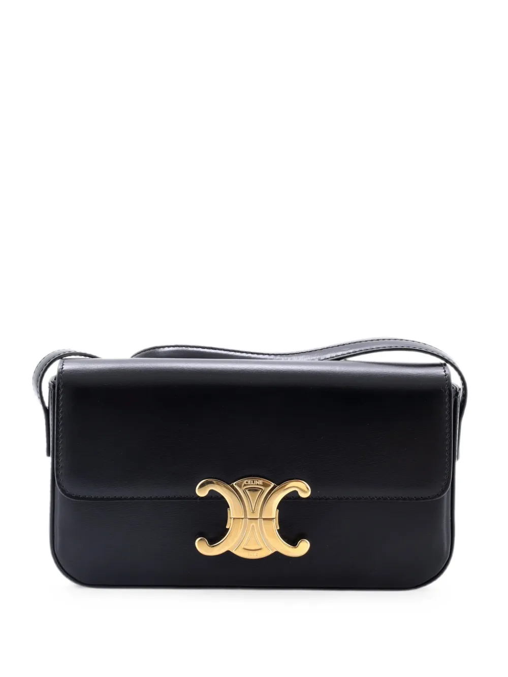Celine Pre-Owned Triomphe East-West Smooth Calfskin shoulder bag - Schwarz