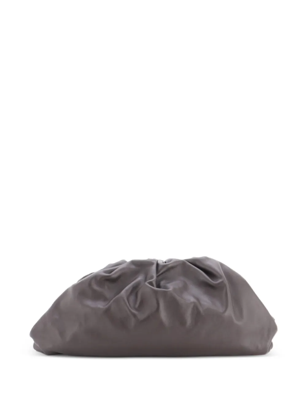 Bottega Veneta Pre-Owned The Pouch Leather clutch bag - Marrone