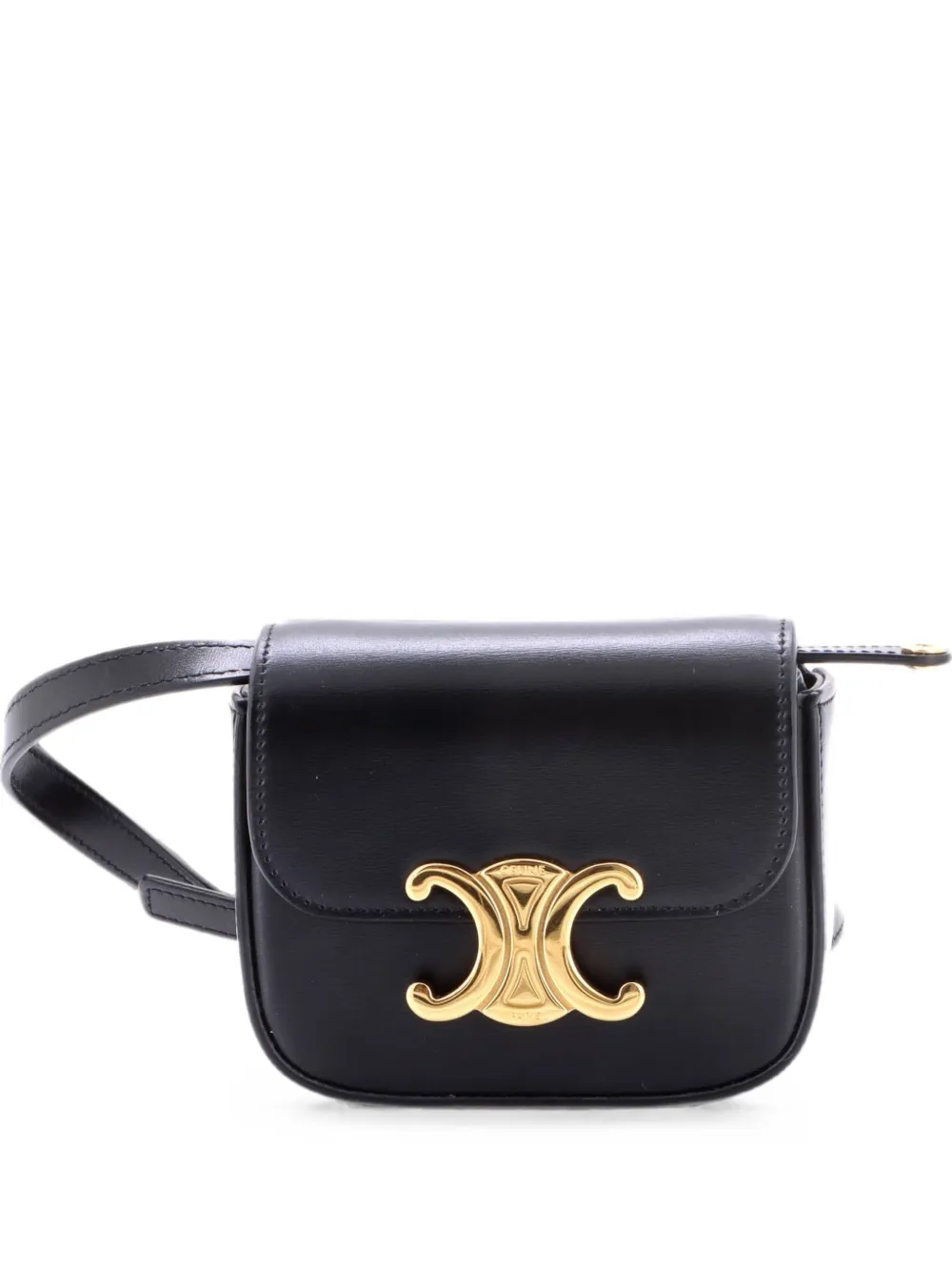 Celine Pre-Owned Claude Leather Mini shoulder bag - Nero