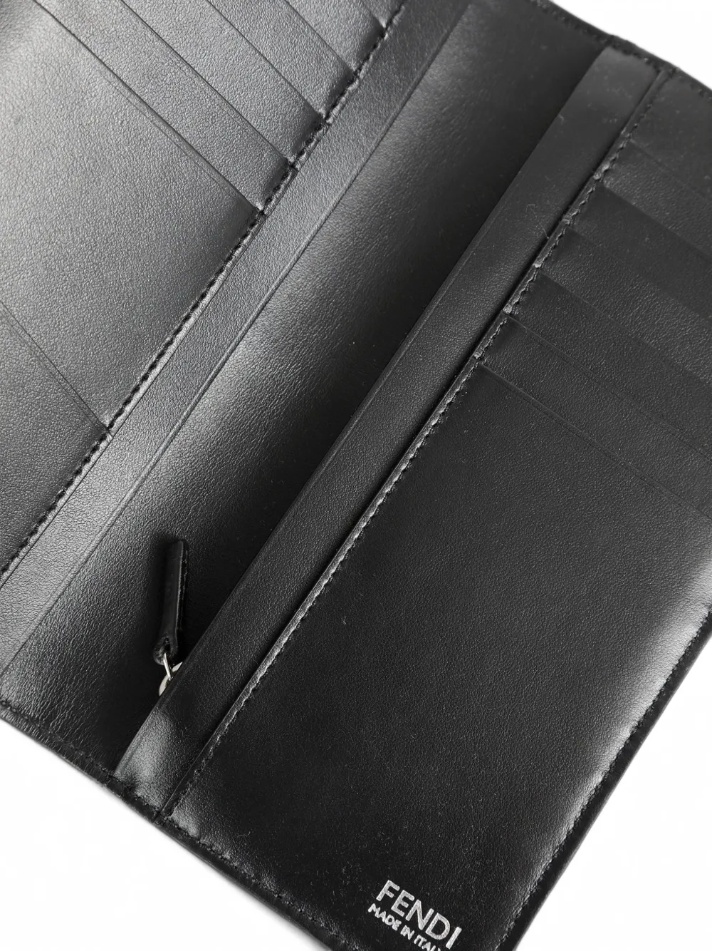 FENDI Portemonnee met FF-jacquard Zwart