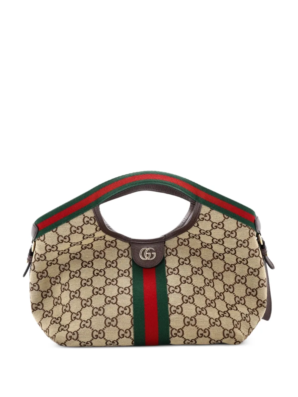 Gucci Pre-Owned Giglio GG Canvas Small tote bag - Marrone