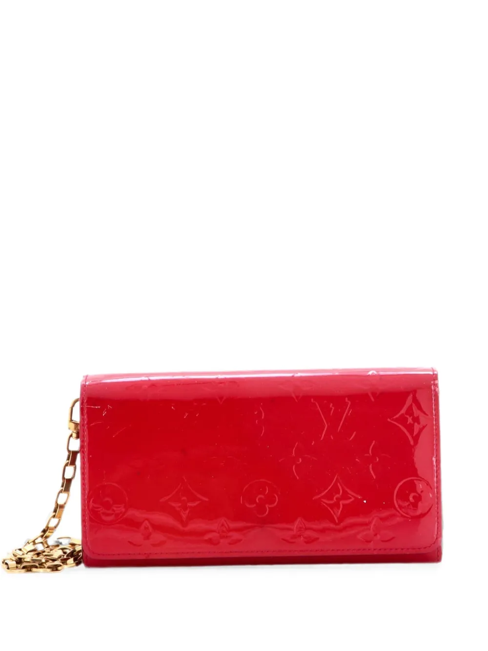 Louis Vuitton Pre-Owned Chaine Wallet Monogram Vernis clutch bag - Rot