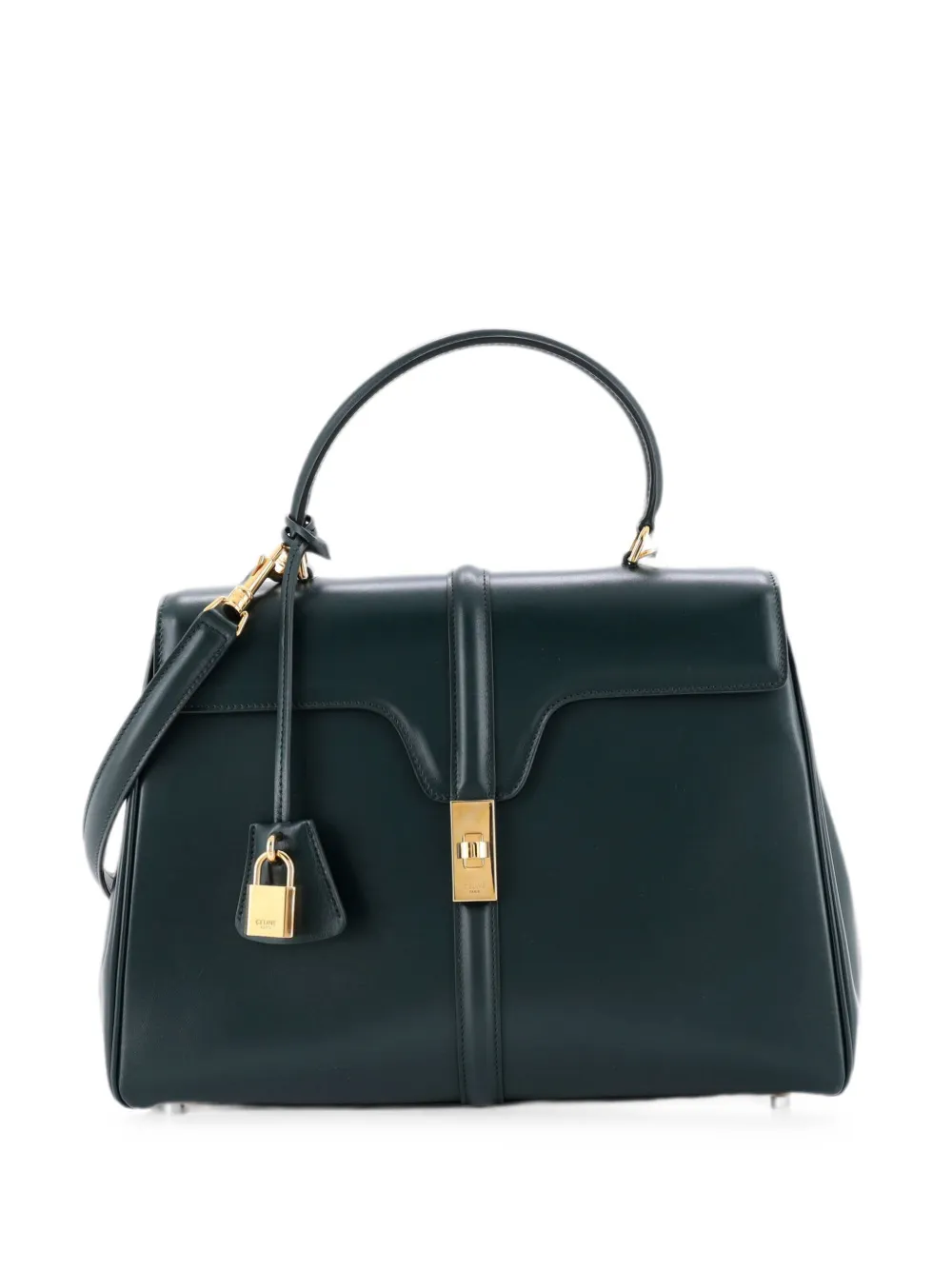Celine Pre-Owned 16 Top Handle Bag Smooth Calfskin Medium satchel - Grün