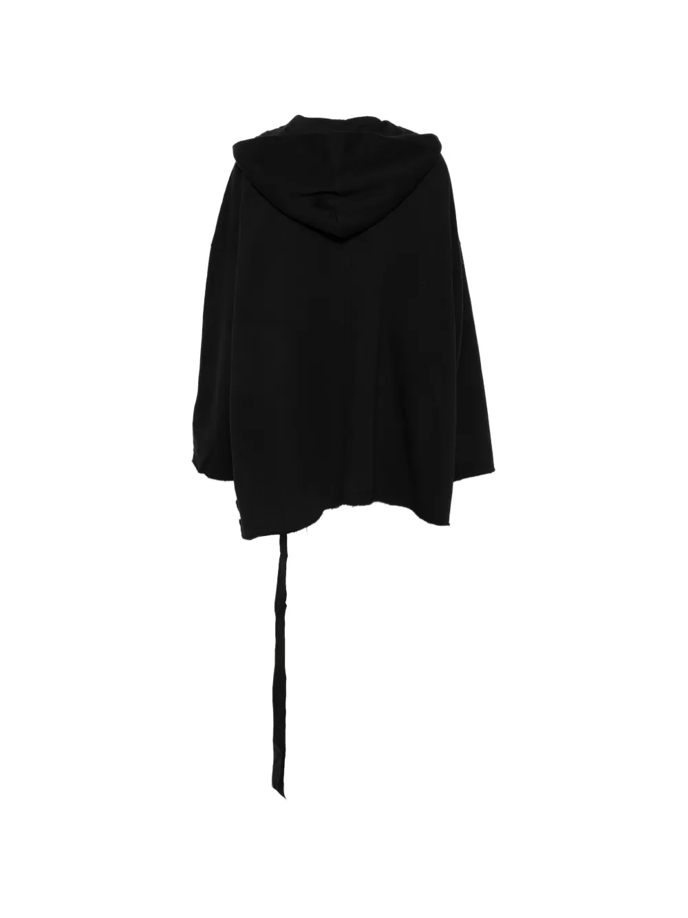 Rick Owens DRKSHDW V-neck hoodie Zwart