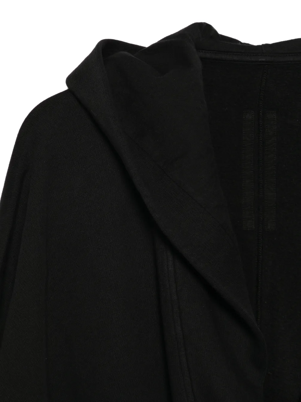 Rick Owens DRKSHDW V-neck hoodie Zwart