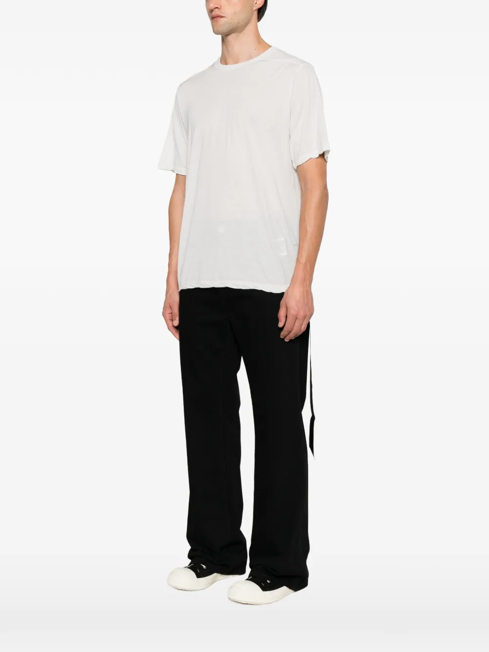 Rick Owens DRKSHDW T-shirt met ronde hals Wit