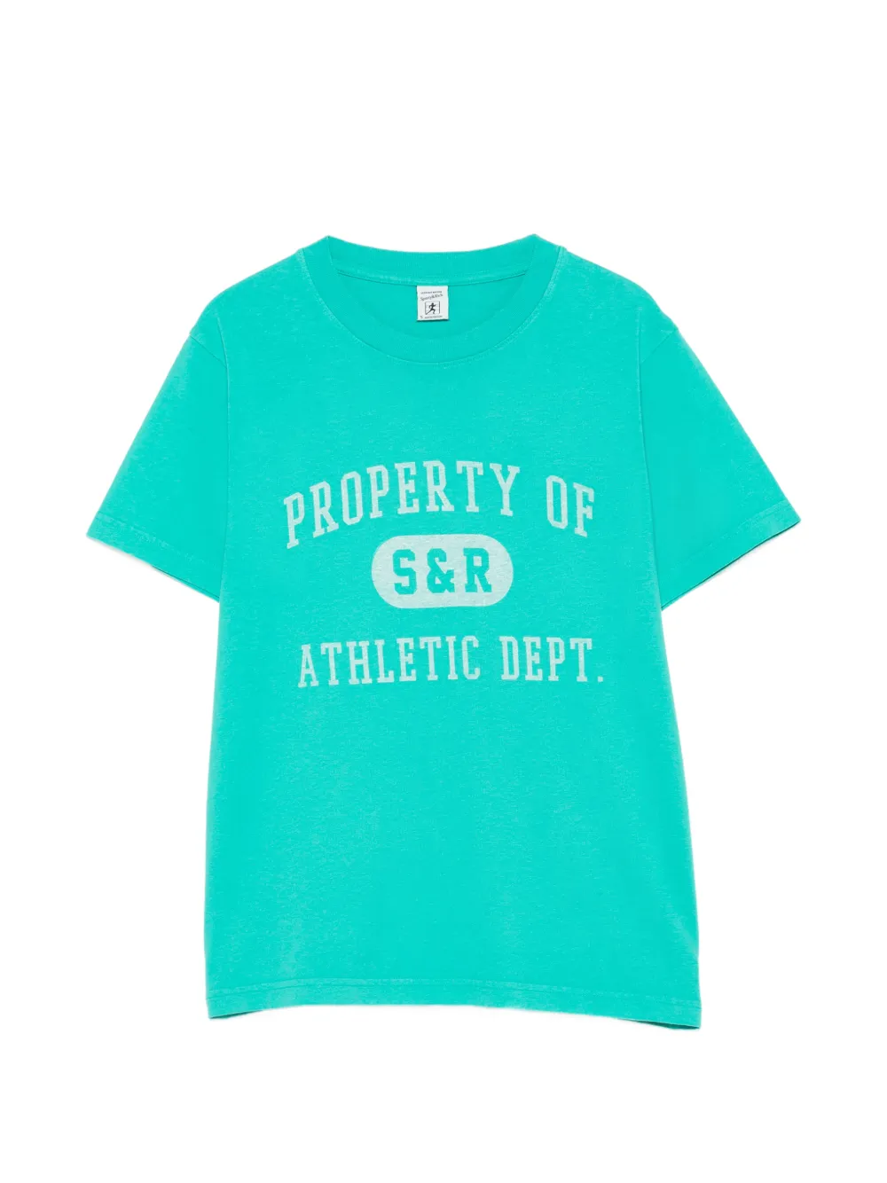 Sporty & Rich Fergus logo-print short-sleeve T-shirt - Verde