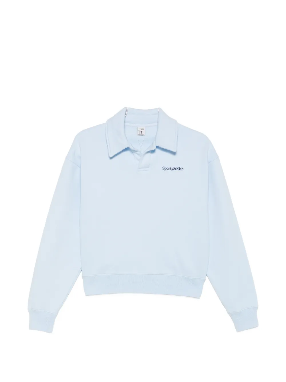 Sporty & Rich Elfi logo-print sweater - Blau