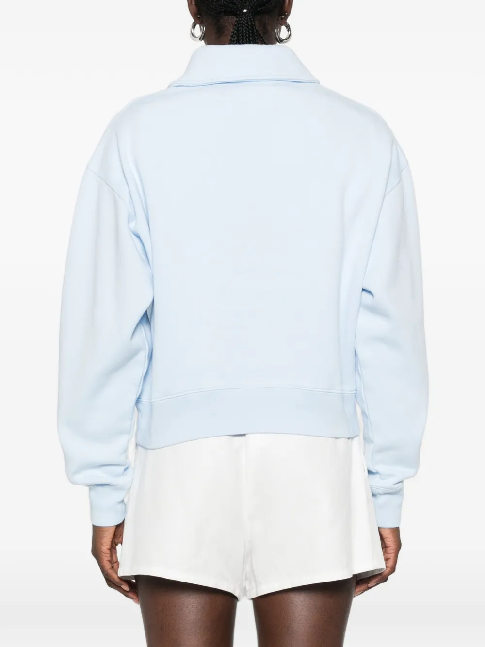 Sporty & Rich Elfi logo-print sweater Blauw