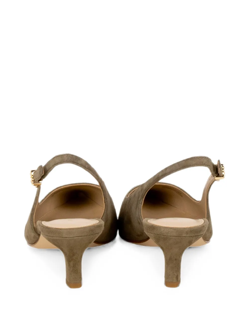 Michael Kors Slingback pumps met puntige neus Bruin