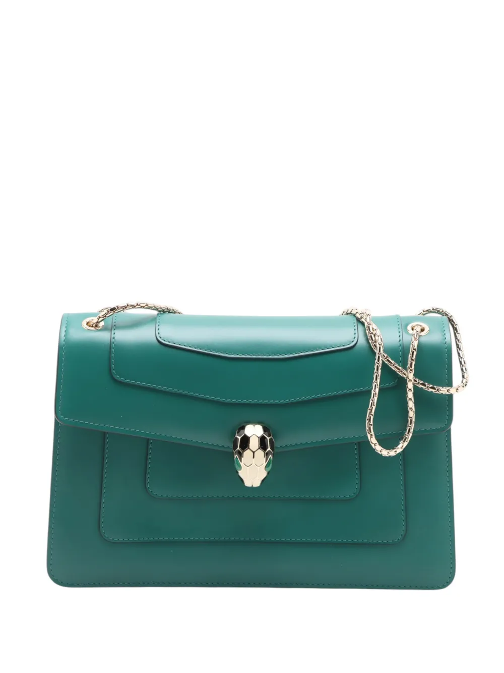 Bvlgari Pre-Owned 2010-2026 Medium Calfskin Serpenti Forever shoulder bag - Grün