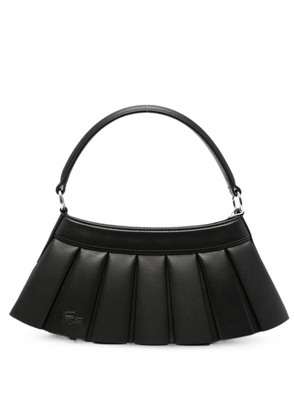 Lacoste pleated tote bag - Nero