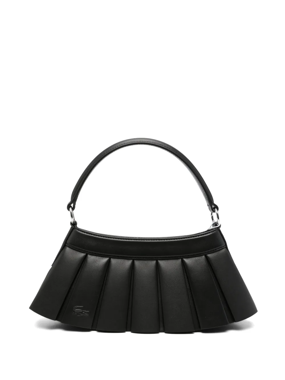 Lacoste pleated tote bag - Nero