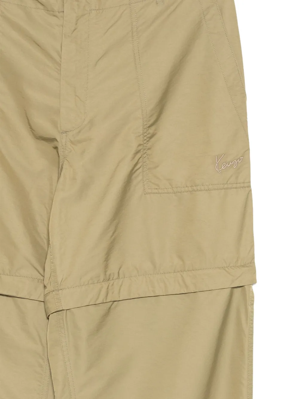 Kenzo Broek met geborduurd logo Groen