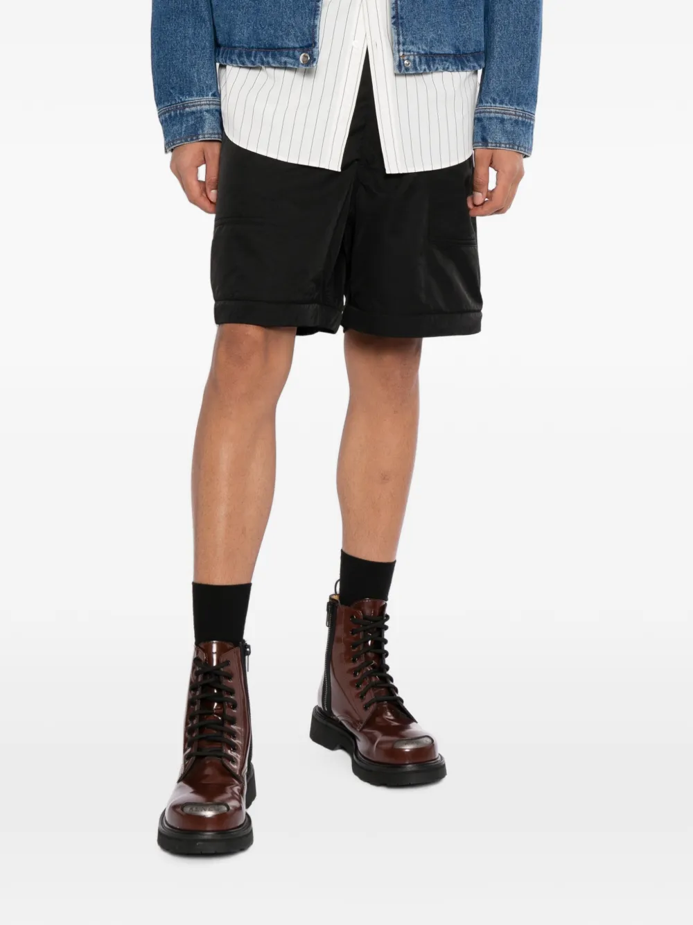 Kenzo Cargo broek met afneembaar vlak Zwart
