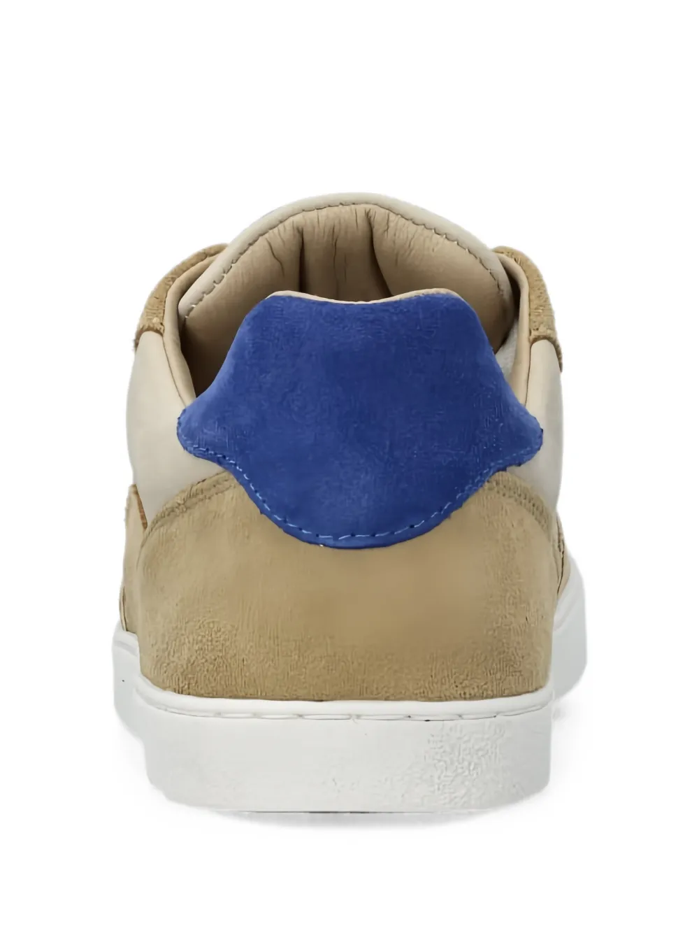 GROUNDIES Nova geperforeerde sneakers met vlakken Beige
