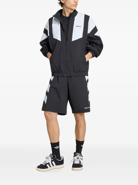 adidas blocked track top