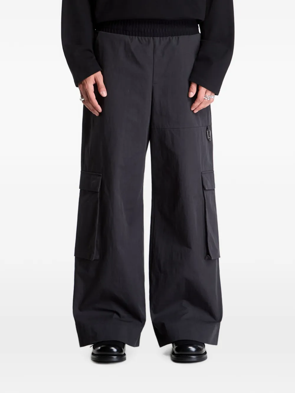 Heliot Emil Pulsar Cargo Pants In Grey