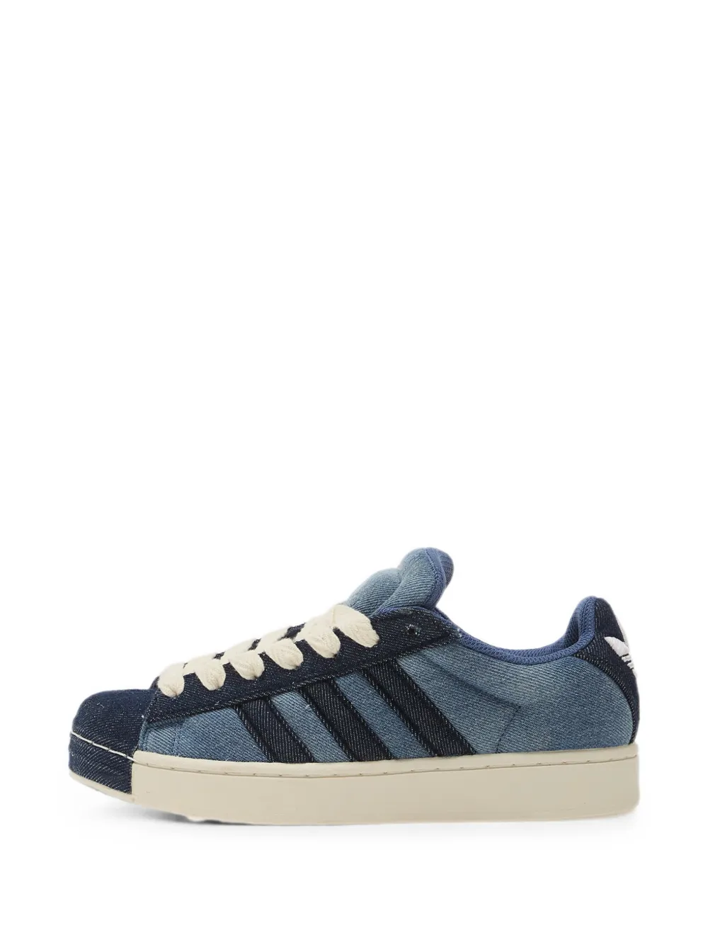 adidas Superstar Sneakers aus Denim - Blau