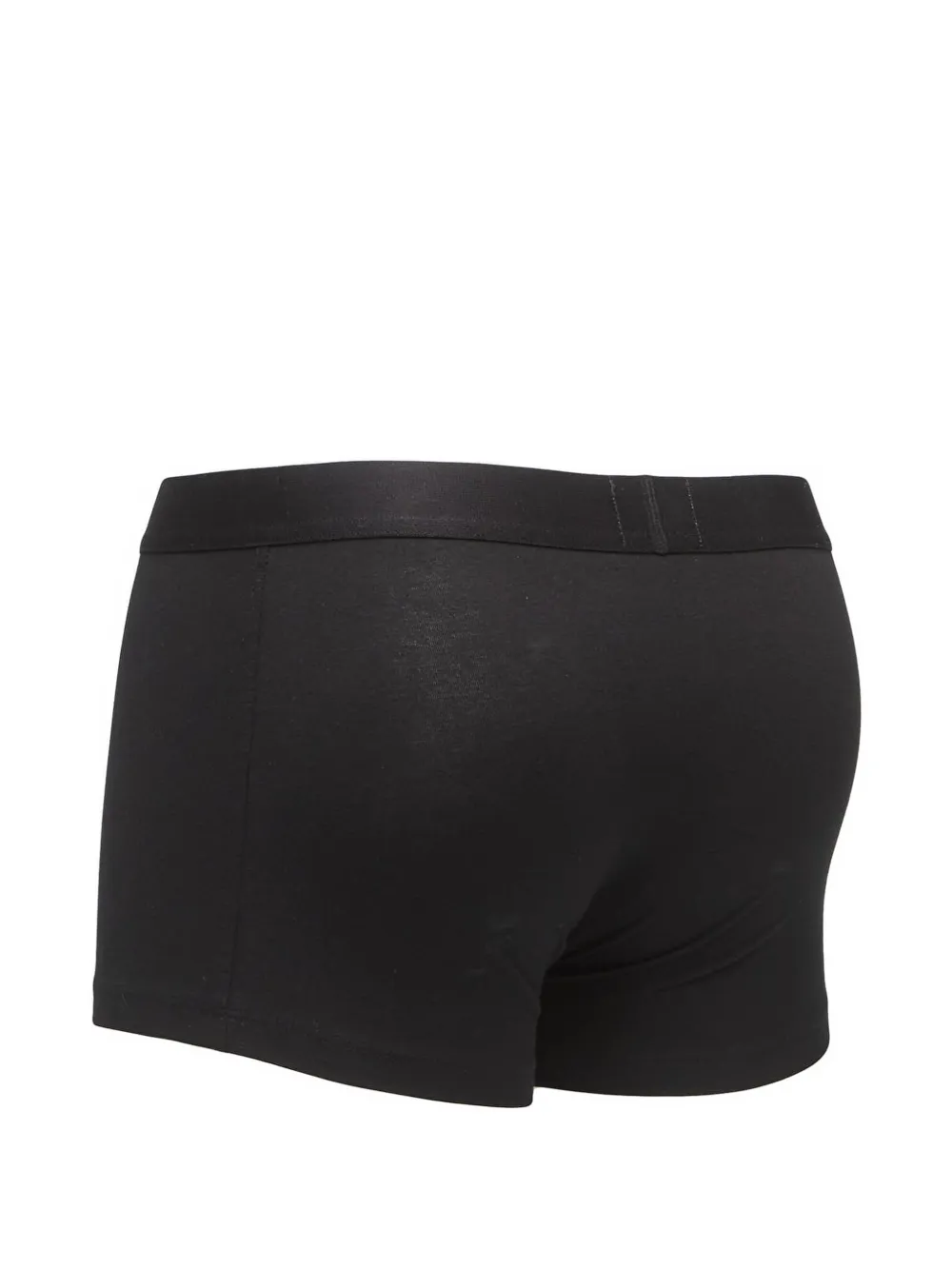 HUGO Drie stretch-katoenen boxershorts met logobanden Zwart