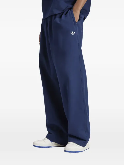 adidas logo-embroidered track pants