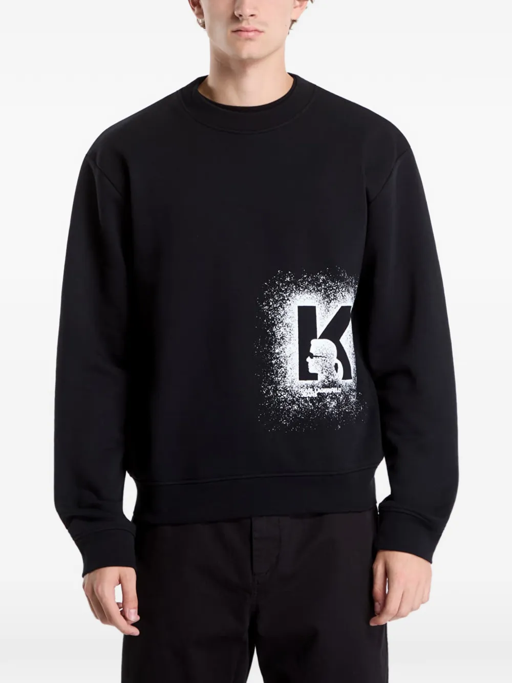 Karl Lagerfeld Jeans logo-print sweatshirt - Schwarz