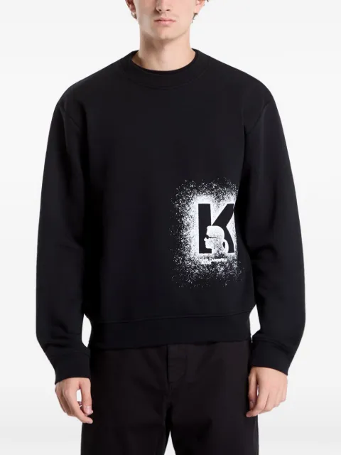 Karl Lagerfeld Jeans sudadera con logo estampado